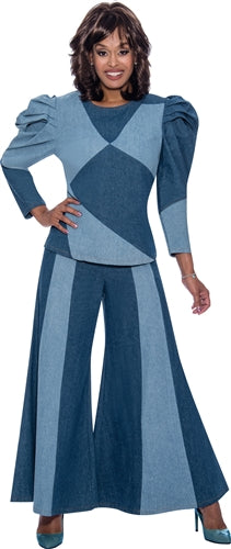 Open image in slideshow, Serena Two Tone Denim Set - ONE available - size 18
