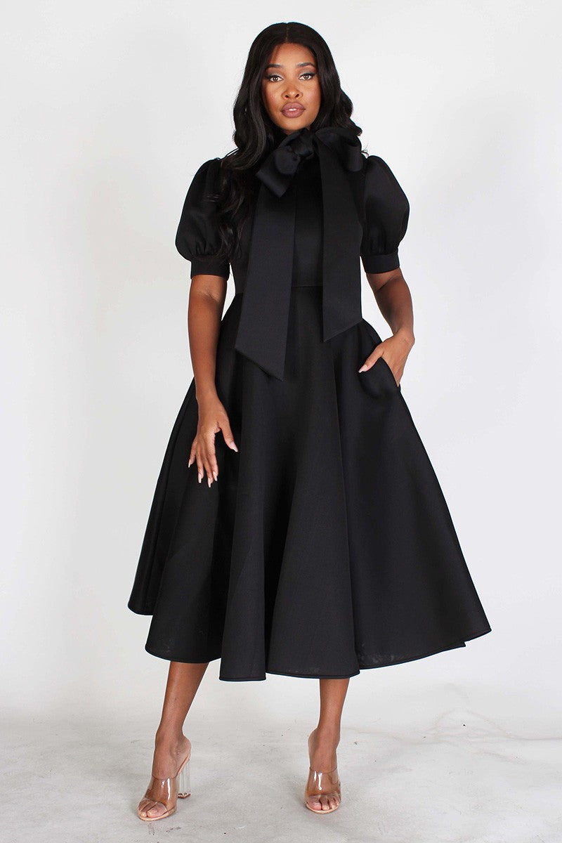 Black Scuba Dress – Remembered Elegance